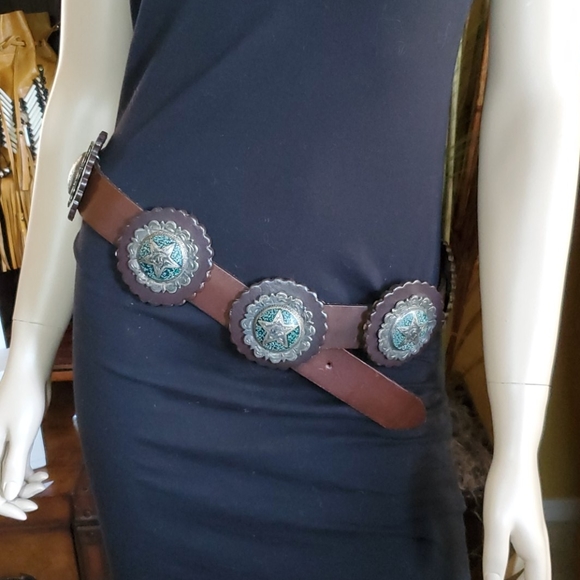 Accessories - Silver Concho Belt